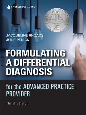 cover image of Formulating a Differential Diagnosis for the Advanced Practice Provider